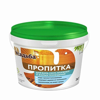 Антисептик Пропитка д/бань, саун У-409  3кг/ Евроведро