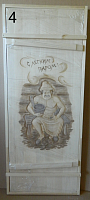 Дверь массив с клином липа (1900) №4
